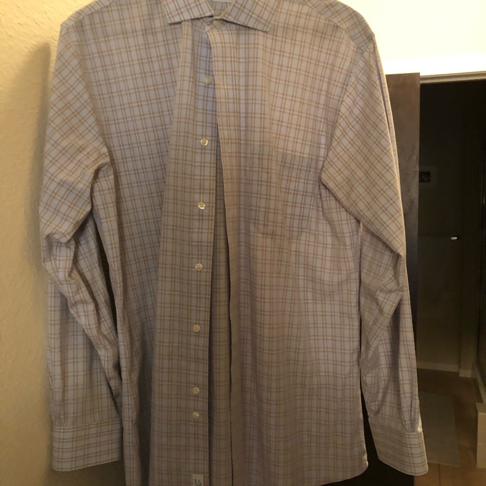 Brooks Brothers Slim Fit Non-Iron Dress Shirt 15.5